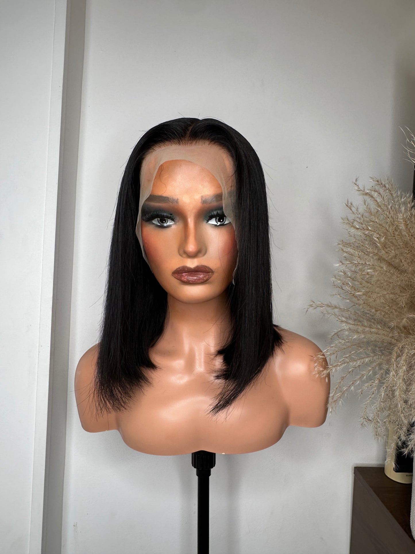 Perruque virgin hair lace frontal 13X4