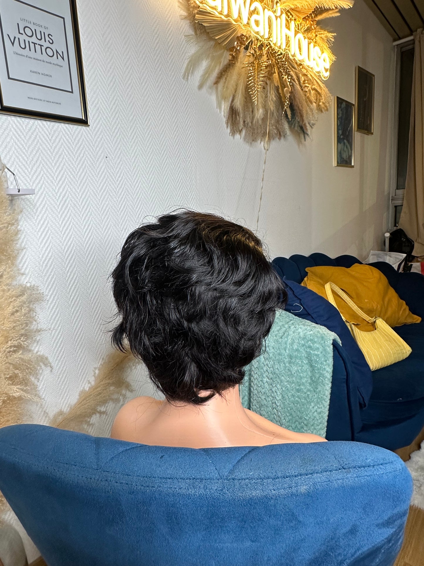 Perruque MINKA portée – rendu naturel