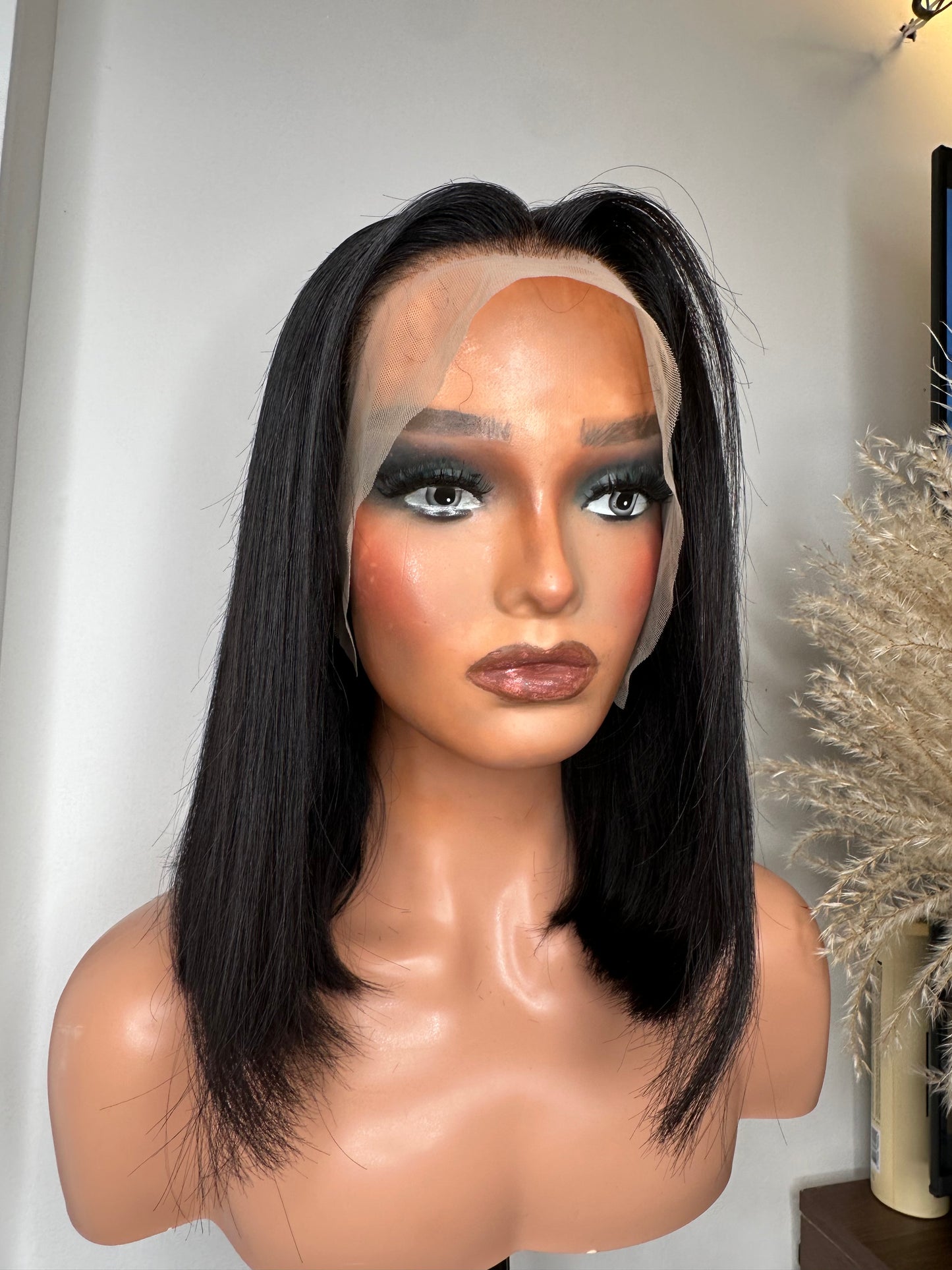 Lace wig en bob cut finition classe